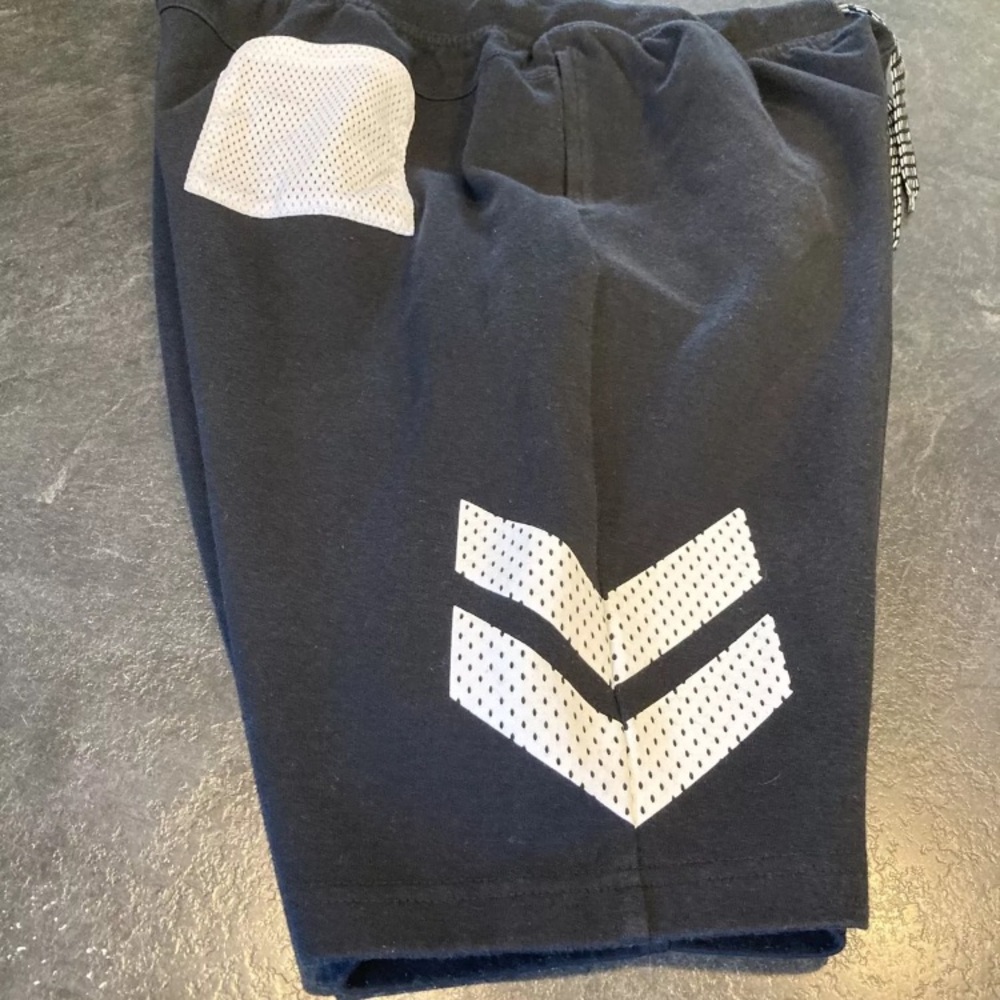 Men’s Ideology black white sweatshorts shorts size L - Picture 11 of 11